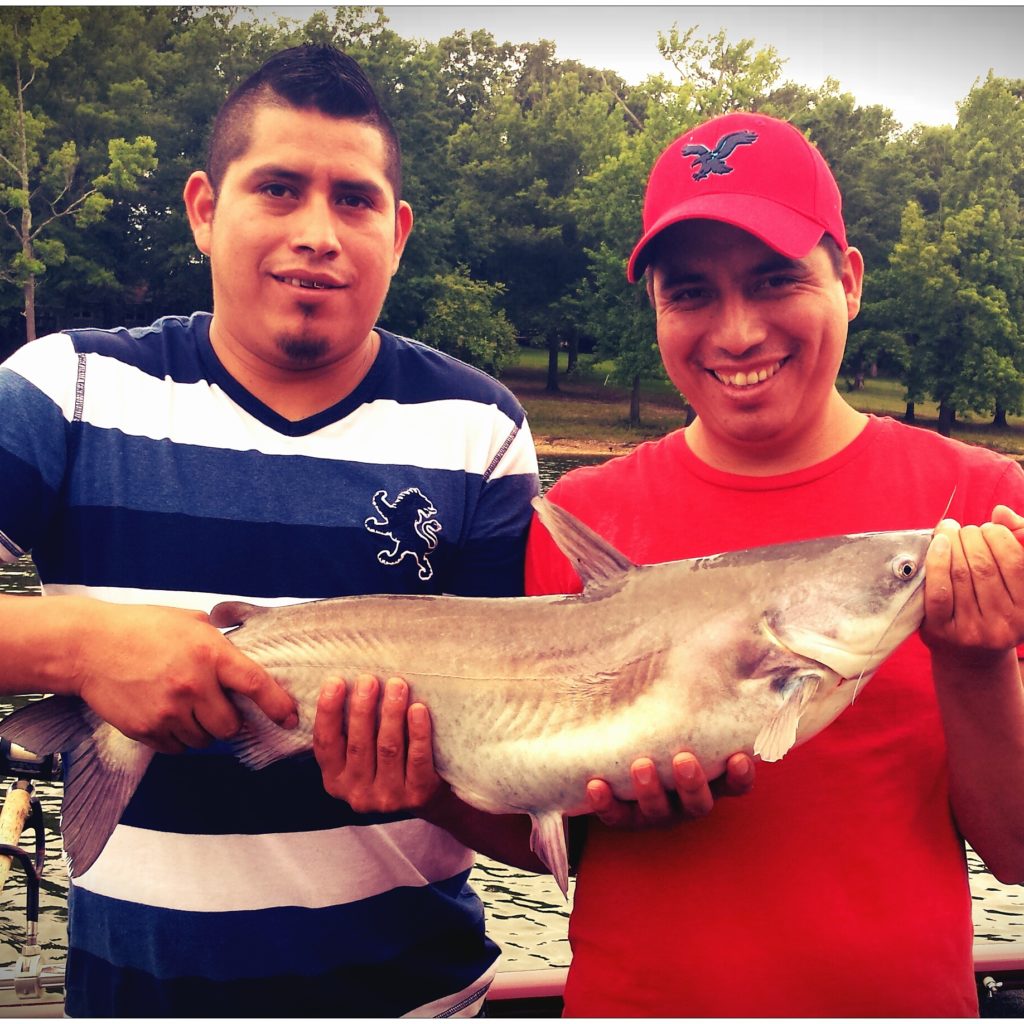 Alex of Creedmoor spent a great day on the boat with his brother.