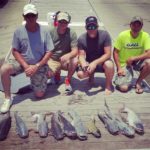 This crew from Kentucky caught 20+ fish, but kept the 10 smallest ones to eat.